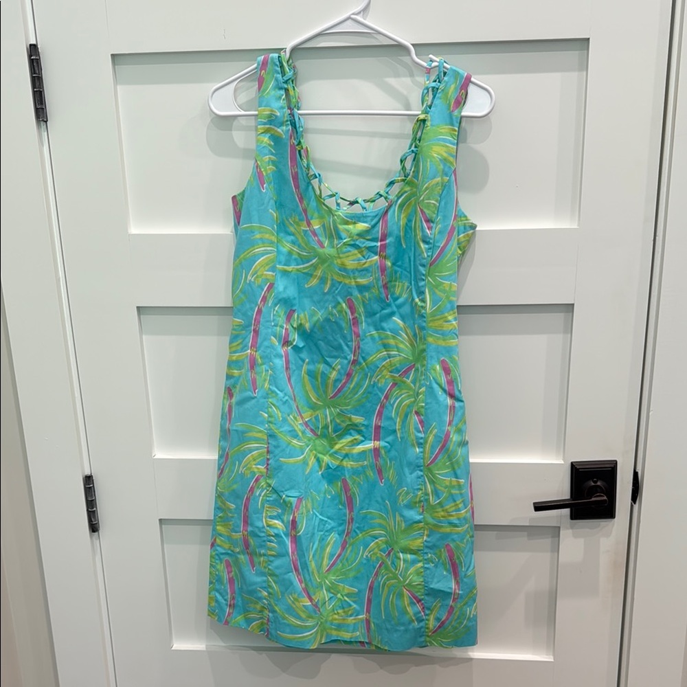 Lilly Pulitzer Blue and Green Dress